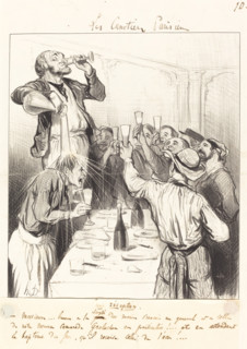 Une réception, 1843. Creator: Honore Daumier.