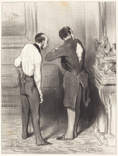 Ton habit me convient, je te l'emprunte..., 1845. Creator: Honore Daumier.