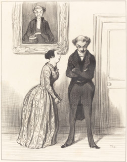 Et dire que voilà trois de mes prévenus que je n'ai pas pu faire condamner!..., 1845. Creator: Honore Daumier.