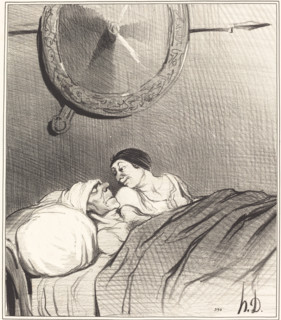 Ulysse et Pénélope, 1842. Creator: Honore Daumier.