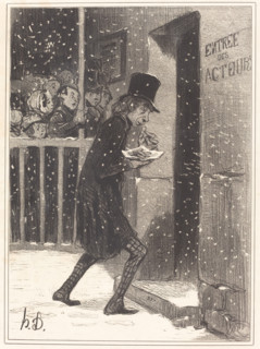 L'Acteur des Funambules, 1842. Creator: Honore Daumier.