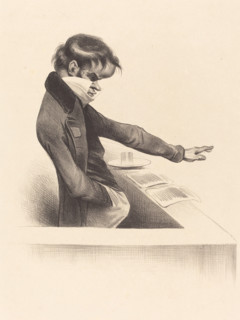 Viennet à la Tribune, 1832. Creator: Honore Daumier.