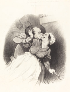 Un retour de jeunesse, 1845. Creator: Honore Daumier.