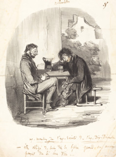 Ex-membres de l'ex-société de l'ex-Dix-décembre, 1850. Creator: Honore Daumier.