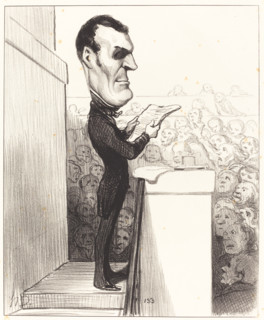 M.L.P.F. Esquirou de Parieu, 1850. Creator: Honore Daumier.