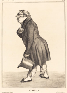 Comte de Kératry, 1833. Creator: Honore Daumier.