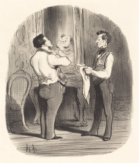 Le jour, où il s'agit de faire une conquête, 1847.  Creator: Honore Daumier.