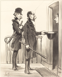 La Souscription Napoléonienne, 1851. Creator: Honore Daumier.