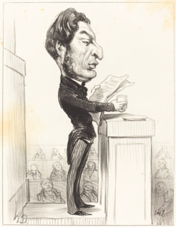 Eugène Rouher, 1850. Creator: Honore Daumier.