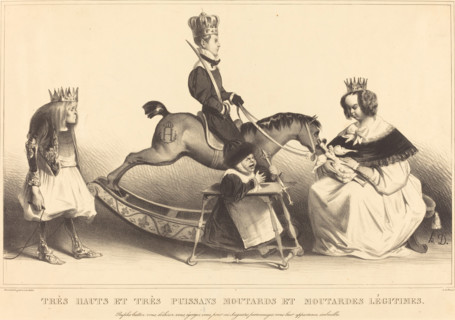 Très hauts et très puissans moutards et moutardes légitimes, 1834. Creator: Honore Daumier.
