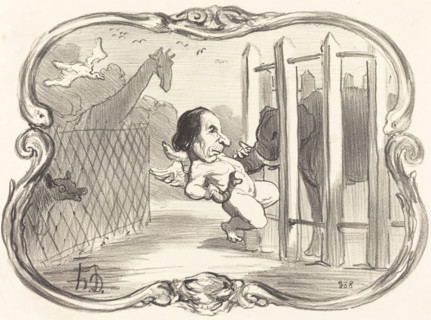 Les Malheurs du chimiste Dumas, 1851. Creator: Honore Daumier.