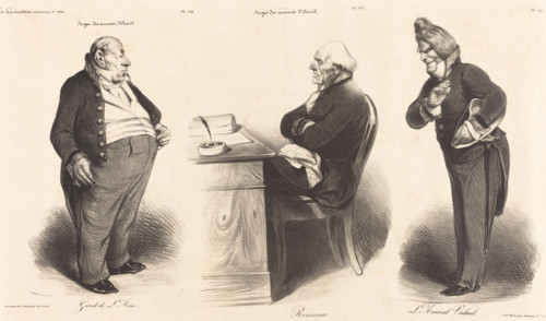 Juges des accusés d'Avril, 1835. Creator: Honore Daumier.