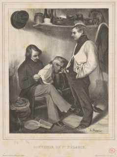Souvenir de Ste. Pélagie, March 14, 1834. Creator: Honore Daumier.