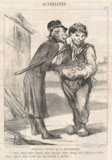 Ratapoil Fesant de la Propagande, June 19, 1851. Creator: Honore Daumier.