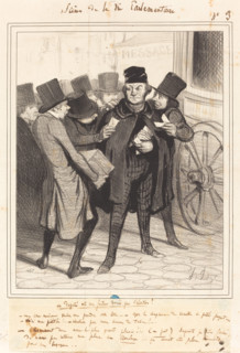 Un deputé est un facteur donné par l'élection!, c1843.  Creator: Honore Daumier.