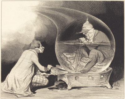 Le Rajeunissement du Constitutionnel..., 1844. Creator: Honore Daumier.