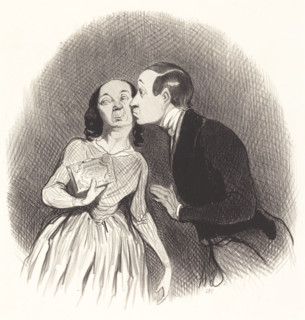 Le Jour de l'An, 1844. Creator: Honore Daumier.