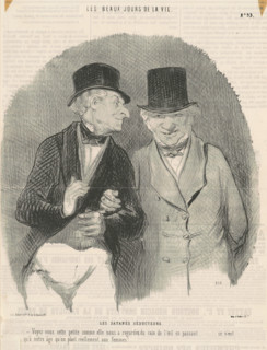 Les satanés séducteurs, 1846.  Creator: Honore Daumier.