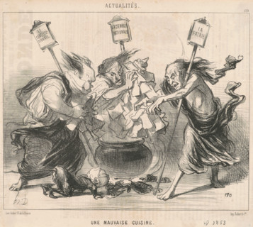 Une mauvaise cuisine, 1850.  Creator: Honore Daumier.