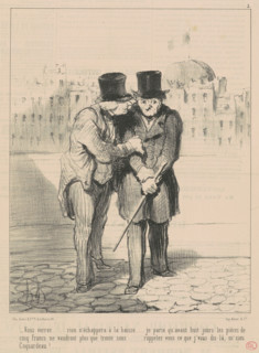 Vous verrez ... rien n'échappera à la baisse ..., 19th century.  Creator: Honore Daumier.