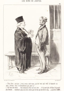 Ainsi donc, quoique j'vous avoue..., 1846. Creator: Honore Daumier.