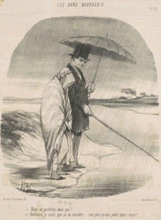 Nous ne partirons donc pas!...October 28, 1847.  Creator: Honore Daumier.