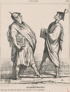 Les augures modernes, 1867. Creator: Honore Daumier.