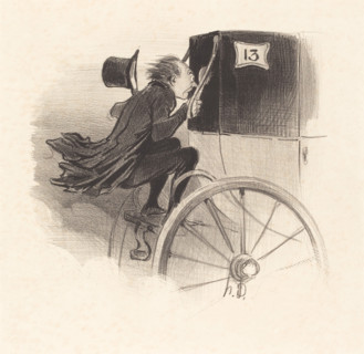 Ah! très bien j'en suis sur! malheureuse..., 1841. Creator: Honore Daumier.