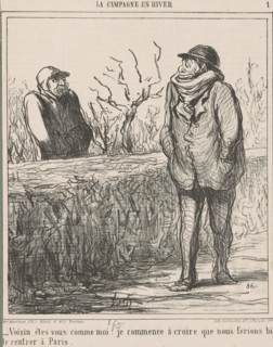 Voisin, êtes-vous comme moi? ..., 1865.  Creator: Honore Daumier.