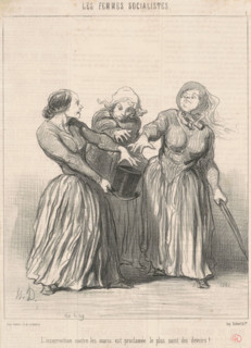 L'insurrection contre les maris est proclamée le plus saint des devoirs!, c1849. Creator: Honore Daumier.