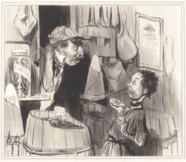 Épicier citoyen, guerrier pur et sans tache..., 1841. Creator: Honore Daumier.
