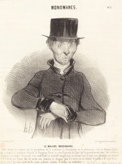 Le Malade Imaginaire, 1841. Creator: Honore Daumier.