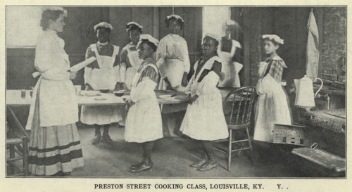 Preston Street cooking class, Louisville, K.Y, 1910. Creator: Unknown.