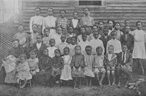 The Reed home and school, 1910. Creator: Unknown.