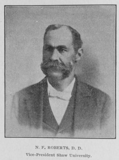 N. F. Roberts, D.D.; Vice-President Shaw University, 1902. Creator: Unknown.
