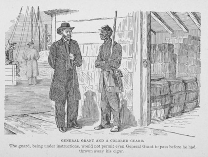 General Grant and a colored guard, 1902. Creator: Unknown.