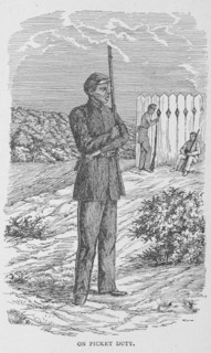On picket duty, 1902. Creator: Unknown.