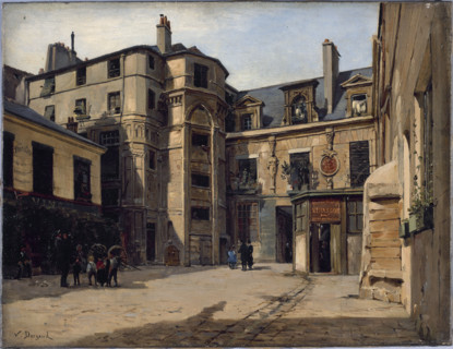 Hotel du Prevot, Passage Charlemagne, 1883. Creator: Paul Joseph Victor Dargaud.