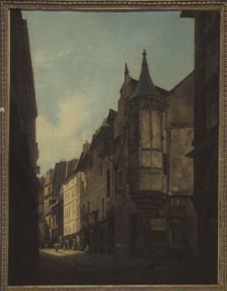 Watchtower of the Hôtel de Schomberg at the corner of rue Bailleul and rue Jean Tison, 1832. Creator: Lambert Nolle.