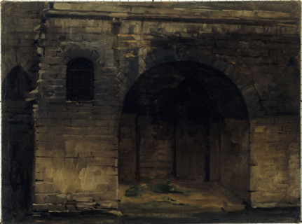 Vaults of the Hotel-Dieu in 1874, (1874). Creator: Lucien Etienne Melingue.