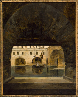 The vaults of Hotel-Dieu, 1826. Creator: Alexandre Pau de Saint-Martin.