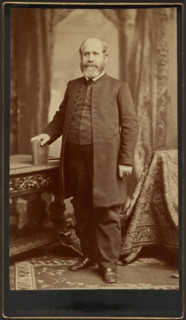 Portrait of a man, 1872-1884. Creator: Abraham Bogardus.