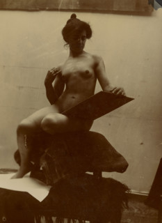 Female Nude, 1899. Creator: Alphonse Mucha.