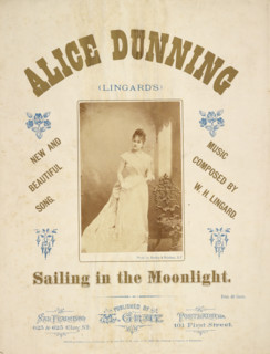 Alice Dunning, 1874. Creator: Bradley & Rulofson.