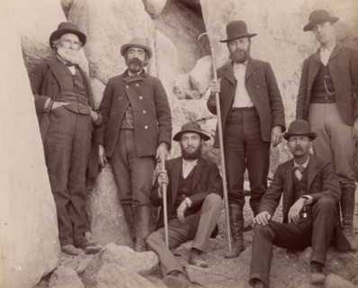 Portrait-Davidson, Gilbert, Finley, Winston, Morse, Edmonds, 1890. Creator: Carleton Emmons Watkins.