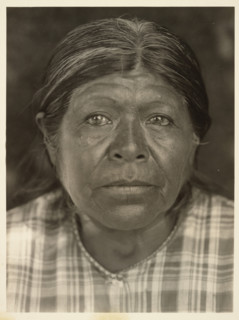 A Chukchansi Matron, 1924. Creator: Edward Sheriff Curtis.