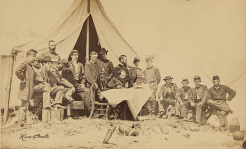 General Gillmore & Staff, 1863. Creator: Haas & Peale.