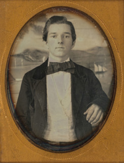 Portrait of a young man, 1850s. Creator: James P Weston.