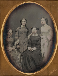 Portrait of Four Women, about 1852-1857. Creator: Jeremiah Gurney.