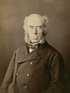 Whitworth, inventeur du canon rayé, 1861-1869.  Creator: Nadar.
